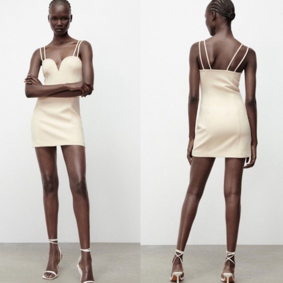 Zara Sweetheart Neckline Dress - Picture 4 of 6